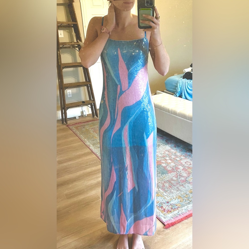 Hutch Lya Sequin Maxi Dress